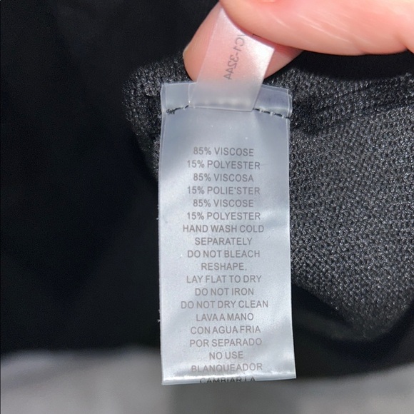 Vince Camuto NWT Sz XXL Elegant Black Sequin Dress MIDI **missing belt** - Picture 7 of 9